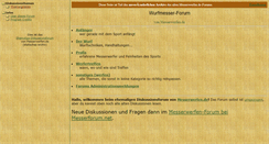 Desktop Screenshot of messerwerfen.voja.de