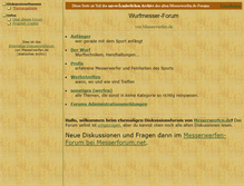 Tablet Screenshot of messerwerfen.voja.de
